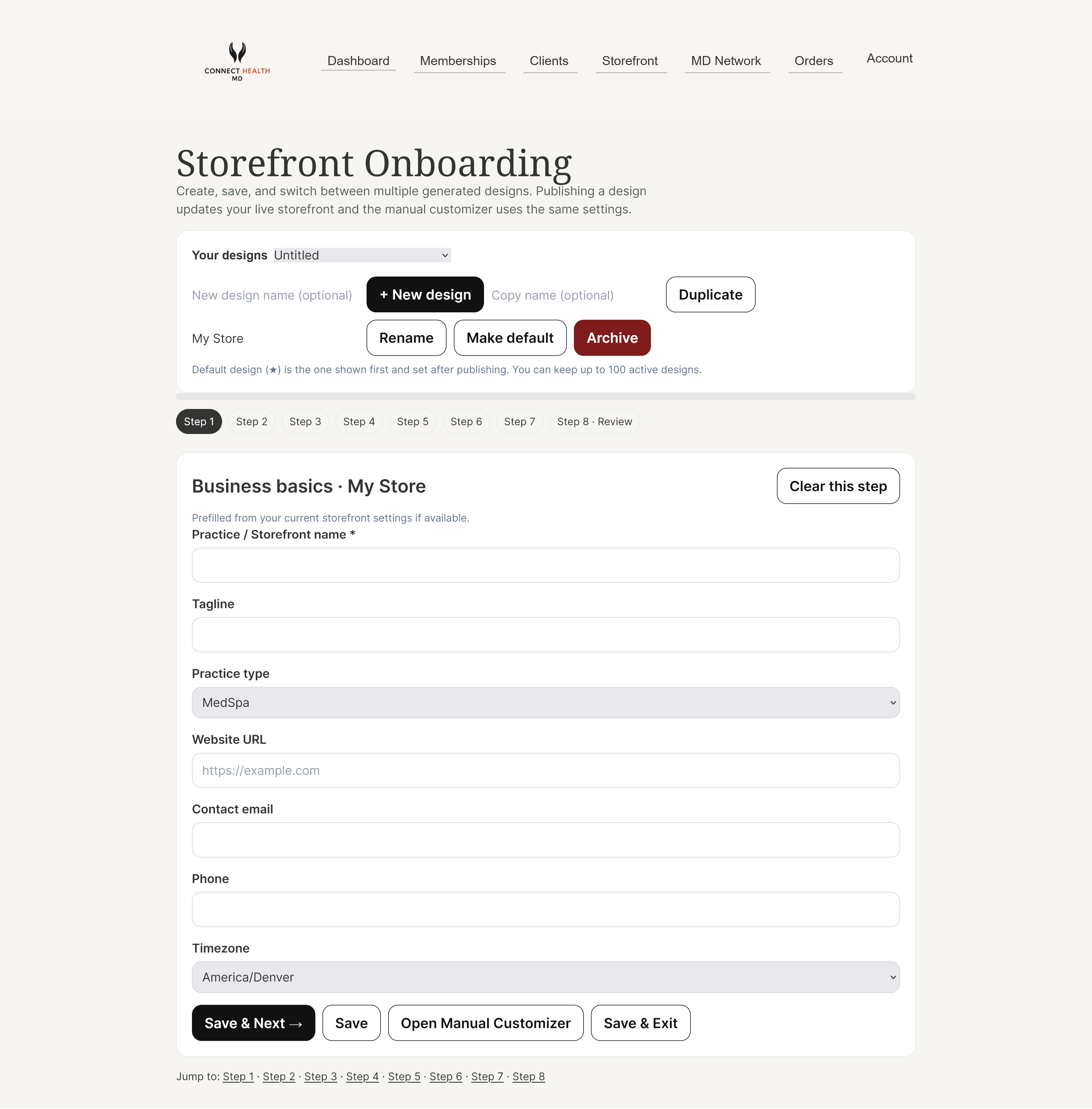 Sign up & brand your workspace — screenshot placeholder